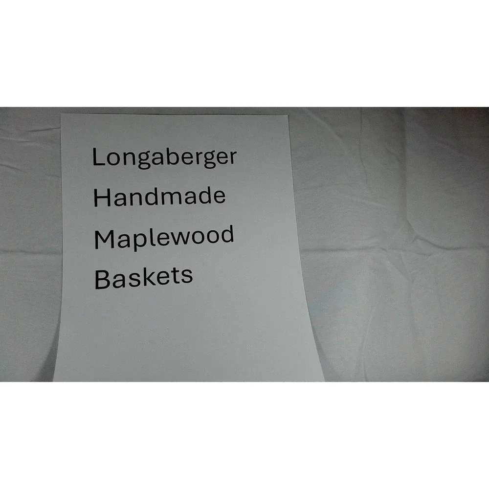 Longaberger 2009 Horizon of Hope Note Basket Set‎ w/ Liner Protector and Lid
